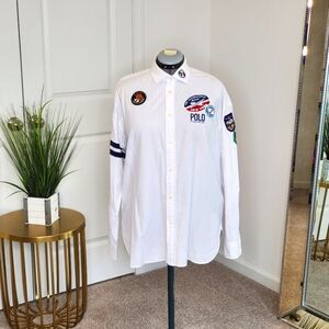 Polo Ralph Lauren Button Down Shirt XL White